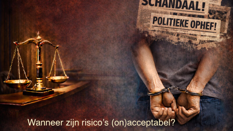 Welke risico’s in het strafrecht zijn (on)aanvaardbaar?