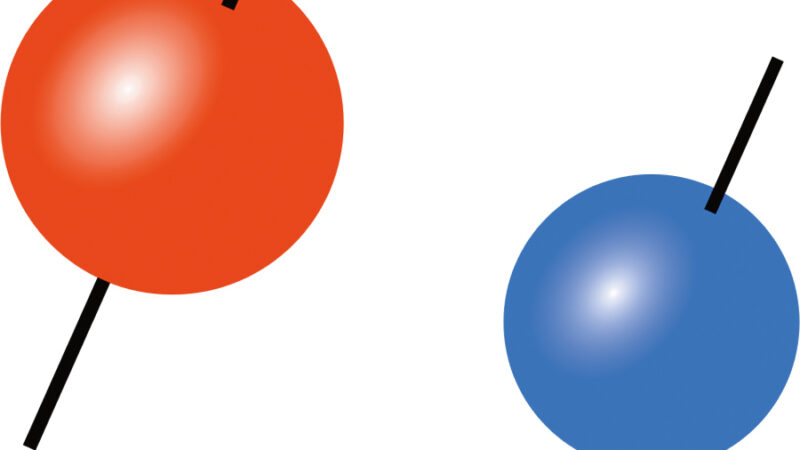 Twee elektronen spin’s